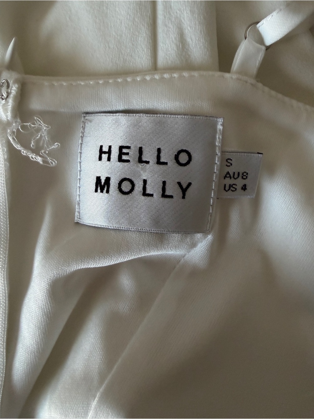 Hello Molly Mini Dress with Ruffled Hem - Picture 4 of 4